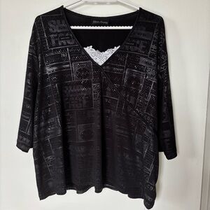 🎉4/30$🎉 Claire France Exclusif Vintage Blouse – Size 3XL